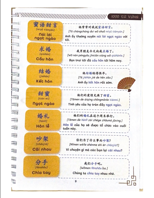 [FREE] sách 1000 từ vựng & 500 câu giao tiếp tiếng Trung PDF9