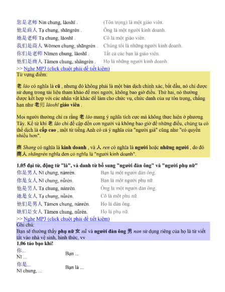 [FREE] sách Học ngữ pháp tiếng Trung có bài tập và đáp án PDF3
