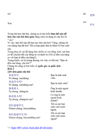 [FREE] sách Học ngữ pháp tiếng Trung có bài tập và đáp án PDF6