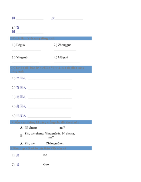 [FREE] sách Học ngữ pháp tiếng Trung có bài tập và đáp án PDF9