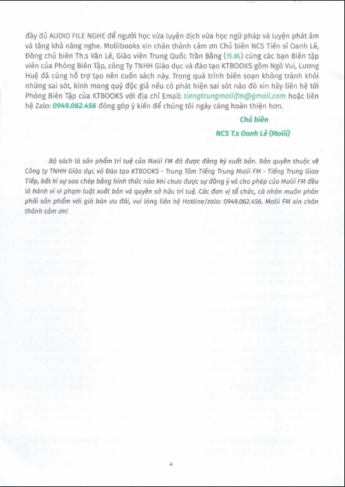 [FREE] sách Luyện dịch song ngữ Trung Việt HSK 1-4 - Tập 1 PDF5