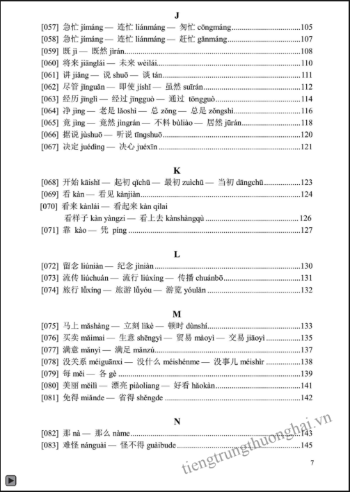 [FREE] sách So Sánh 125 Nhóm Từ Đồng Nghĩa, Gần Nghĩa Thường Gặp Trong Tiếng Hoa PDF 5