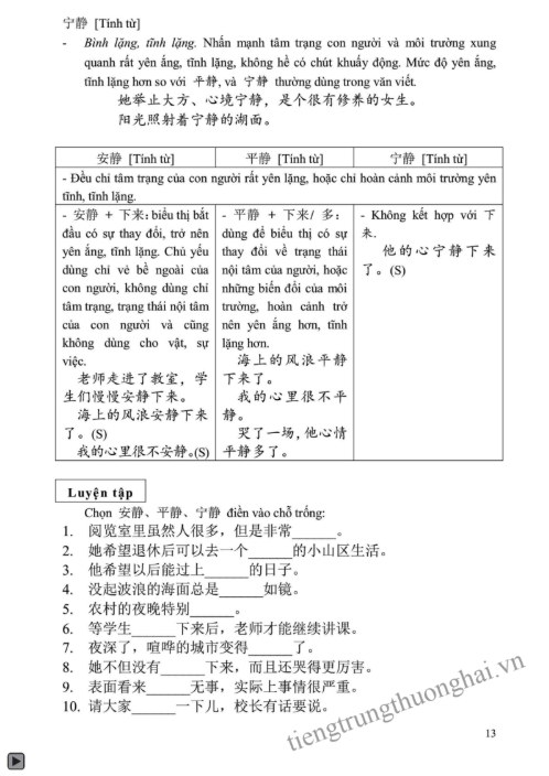[FREE] sách So Sánh 125 Nhóm Từ Đồng Nghĩa, Gần Nghĩa Thường Gặp Trong Tiếng Hoa PDF 8