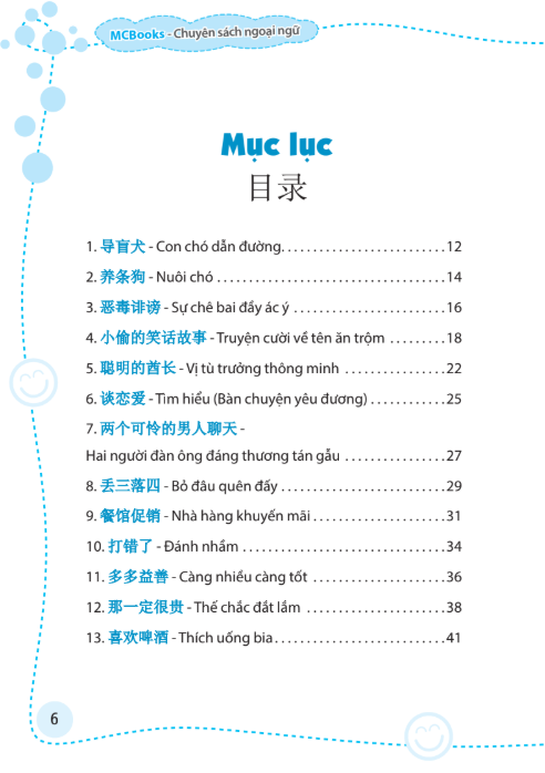 [FREE] sách Vui Học Tiếng Trung Qua 100 Câu Chuyện Cười Song Ngữ Trung – Việt PDF6
