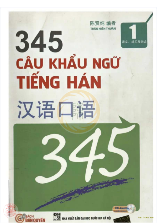 Tải FREE sách 345 câu khẩu ngữ tiếng Hán PDF