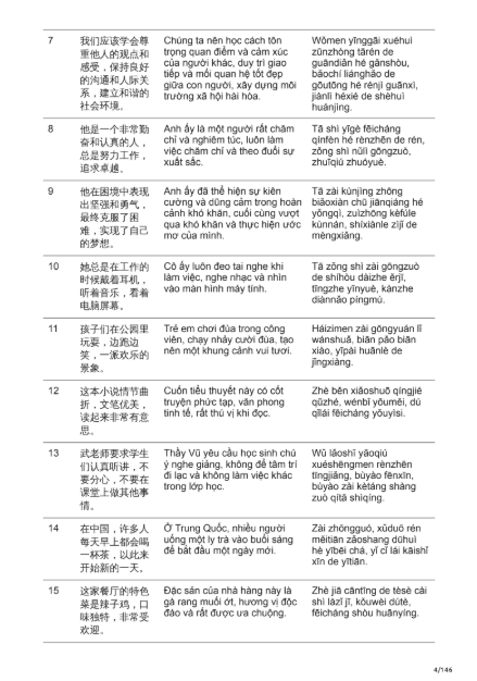 Tải FREE sách Bài Tập Luyện Dịch Tiếng Trung HSK5 PDF3