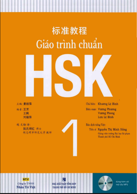 Tải FREE sách Giáo trình chuẩn HSK 1 PDF