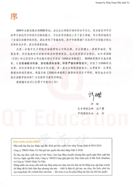 Tải FREE sách Giáo trình chuẩn HSK 1 PDF3
