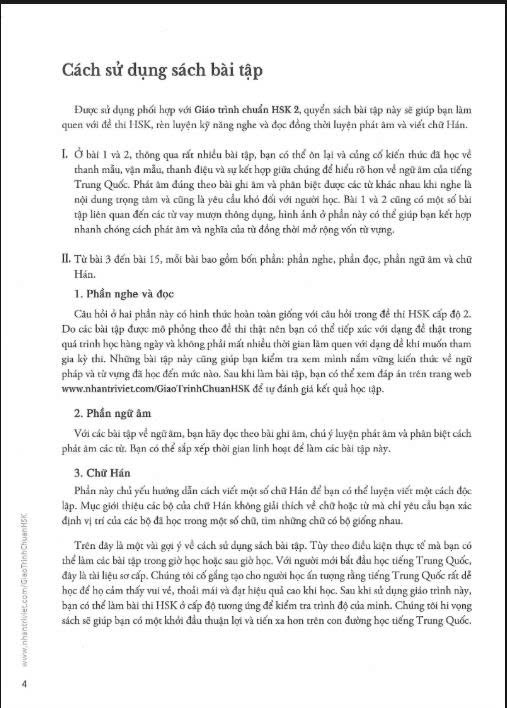 Tải FREE sách Giáo trình chuẩn HSK 2 - Sách Bài Tập PDF 6