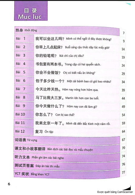 Tải FREE sách Giáo trình chuẩn YCT 2 PDF2