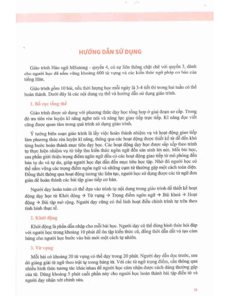 Tải FREE sách Hán Ngữ Msutong - Sơ Cấp 2 PDF6