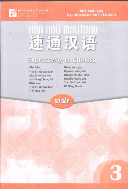 Tải FREE sách Hán ngữ MSUTONG Sơ cấp 3 PDF2