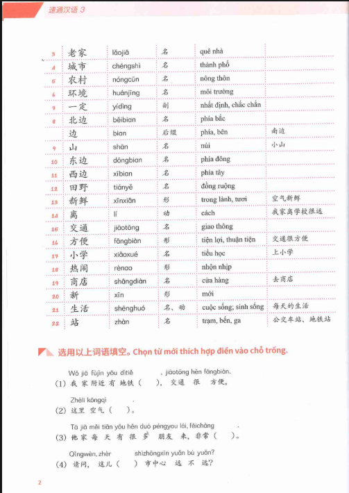 Tải FREE sách Hán ngữ MSUTONG Sơ cấp 3 PDF3