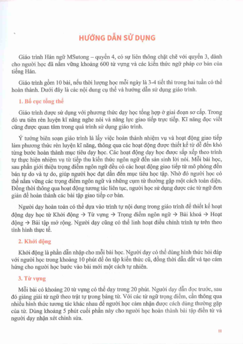 Tải FREE sách Hán ngữ MSUTONG Sơ cấp 3 PDF5