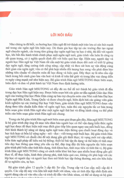Tải FREE sách Hán ngữ MSUTONG Sơ cấp 3 PDF7