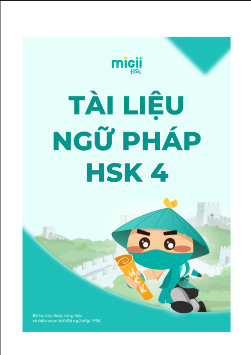 Tải FREE sách Tài Liệu Ngữ Pháp HSK4 PDF