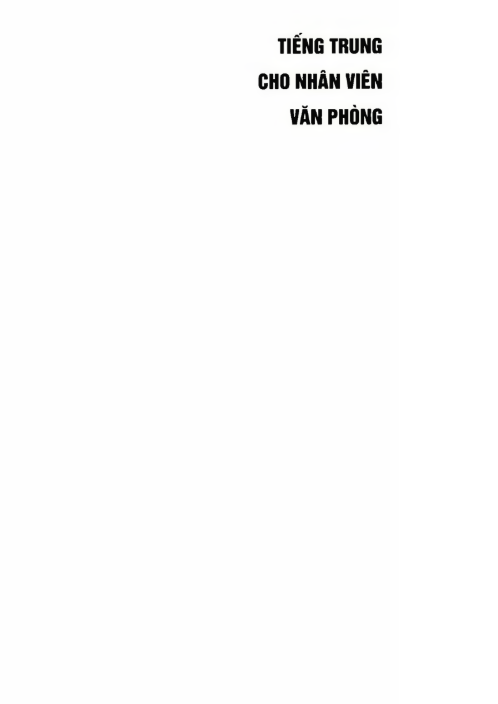 Tải FREE sách Tiếng Trung Cho Nhân Viên Văn Phòng PDF3