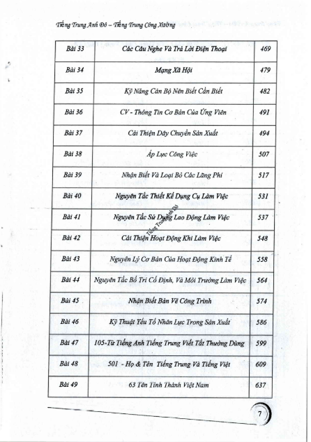 Tải FREE sách Tiếng Trung Công Xưởng - Quyển 1 PDF8