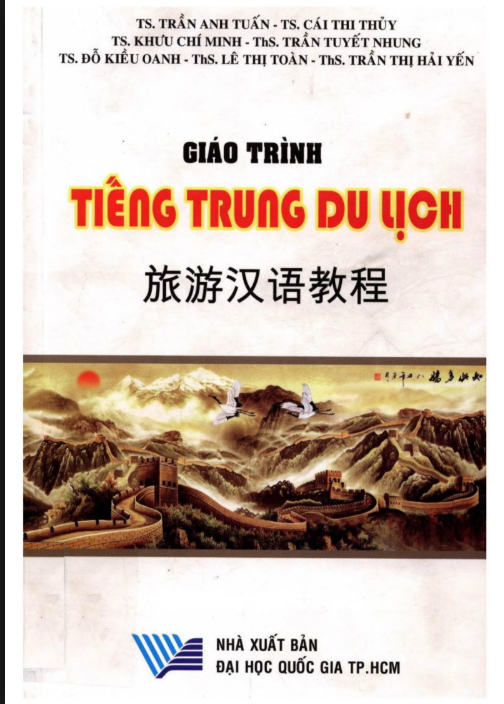 Tải FREE sách giáo trình tiếng Trung Du lịch PDF