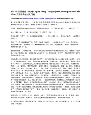 [FREE] sách Luyện nghe tiếng Trung cấp tốc cho người mới PDF