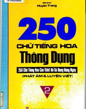 Tải FREE Sách 250 chữ tiếng hoa thông dụng PDF