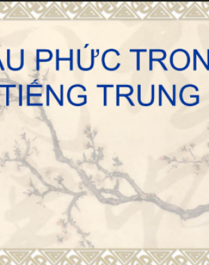 Tải FREE sách Câu Phức Trong Tiếng Trung PDF